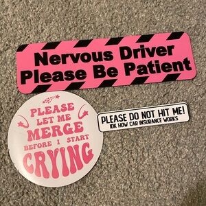 New driver Car decorations magnets